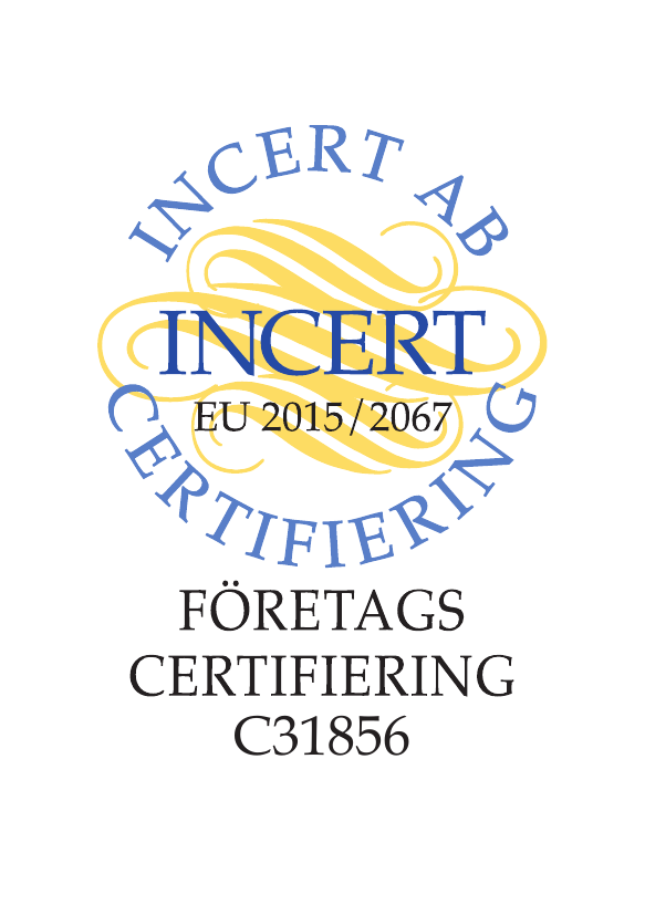 INCERT företagscertifiering C31856